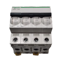 Schneider Genuino IC65N 4P C40A Disyuntor C40A Interruptor de aire Protector del hogar PA66 Material 4P Mini RCBO/MCCB/RCB Tipo