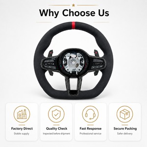 <span class=keywords><strong>Volant</strong></span> en fibre de carbone avec indicateur de changement de vitesse, certification CE, <span class=keywords><strong>prix</strong></span> usine, fabricant professionnel pour BMW E90 E46 F10 - Product Image 3