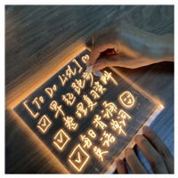 Panneau lumineux led note pour la maison, réglable, multifonction, créative