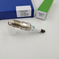 Nouvelles bougies d'allumage pour moteur automobile à essence IT20TT 4714 en alliage d'iridium à double pointe, longue durée de vie, anti-corrosion, garantie 1 an