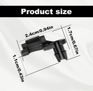 Cửa xe khóa Rod xe <span class=keywords><strong>Clip</strong></span> Set Bumper <span class=keywords><strong>Clip</strong></span> mui xe chốt khóa Push Kit 5/32 Kích thước Rod đẩy người lưu giữ Auto Fastener & <span class=keywords><strong>Clip</strong></span> - Product Image 2