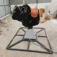 Nouveaux jeux de sport fous en plein air taureau gonflable machine d'équitation rodéo taureau mécanique pour la location