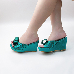 Sandali con tacco alto da <span class=keywords><strong>donna</strong></span> Y 37-42, nuovi, con strass, antiscivolo, con <span class=keywords><strong>zeppa</strong></span>, freschi per l'uso all'aperto, <span class=keywords><strong>ciabatte</strong></span> con tacco alto e suola spessa - Product Image 5