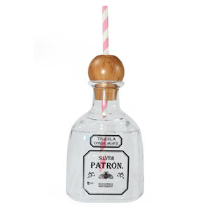 Botella de Plástico para Beber de 375 ml con Logotipo Personalizado, la Más Vendida, con Pajita, para Tequila, para Francia, Max & Jack's Kulmbacher - Product Image 3