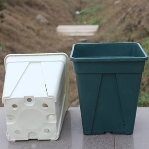 Pot de fleur carré épaissi résine plastique petit Gal Pot de fleur vert maison extérieur <span class=keywords><strong>lune</strong></span> saison respirant Pot - Product Image 4