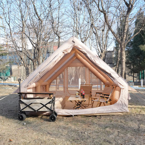 Nuova <span class=keywords><strong>Tenda</strong></span> <span class=keywords><strong>da</strong></span> <span class=keywords><strong>Campeggio</strong></span> Gonfiabile per 6-8 Persone, Montaggio Rapido con Struttura ad Aria per Gite Familiari e Noleggio Eventi - Product Image 6