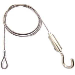 Suspension Stainless Steel Cable with Cylinder ceiling tensioner for hanging