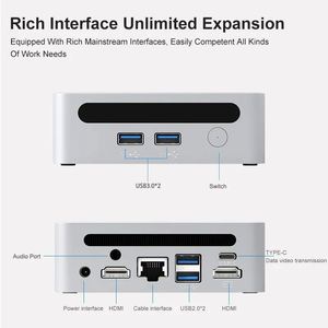 Barato AMD Mini PC 2023 R-yzen 9 5900HX/R7 7730U/R7 5800U/R5 7530U/R5 5600H Windows11 <span class=keywords><strong>DDR4</strong></span> 3200MHz WiFi6 Gaming PC Computadora - Product Image 3
