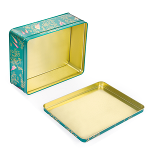 Custom Rectangular <strong>Tin</strong> Box Manufacturers Gift <strong>Cake</strong> <strong>Tins</strong> Food Grade Metal Cookie <strong>Tin</strong> Personalized - Product Image 3