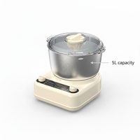 Robot pâtissier électrique de table CX-6023 5L 2 vitesses Turbo 200W avec bol mélangeur pour la maison et la cuisine