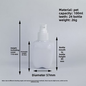 Nouvelle bouteille ovale en plastique PET avec pompe distributrice pour lotion, désinfectant pour les mains et cosmétiques, 100ml/200ml/250ml, sérigraphiée - Product Image 6