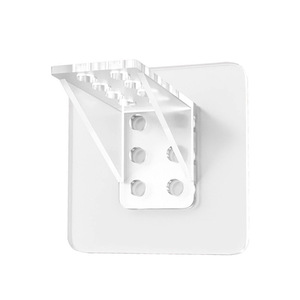 Strong, enlarged <b>shelf</b> support, traceless, no-drill double-row <b>shelf</b> support, wardrobe <b>shelf</b> fixing support, nail-free - Product Image 5