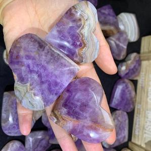 Venta al por mayor de alta calidad Gua Sha piedra masajeador privado Laber amatista cuarzo Guasha cara piedra Gua Sha <span class=keywords><strong>Jade</strong></span> para la salud Facial - Product Image 4