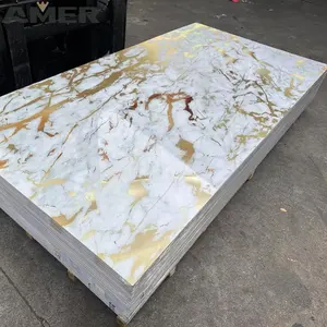 UV Marble 1220*2440*3MM Wall Panels Advanced Building Materials Interior Decoration Excellent Modern