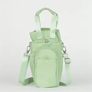 1L Soporte <span class=keywords><strong>de</strong></span> botella <span class=keywords><strong>de</strong></span> agua <span class=keywords><strong>de</strong></span> neopreno con correa para el hombro Portador <span class=keywords><strong>de</strong></span> botella <span class=keywords><strong>de</strong></span> agua Sling Bolsas deportivas - Product Image 4