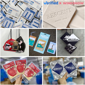 Ambientadores de Papel Personalizados con Fragancia de Jazmín y Almizcle, Perfume para Coche con Logotipo, Ambientadores con Embalaje, Venta al Por Mayor - Product Image 5