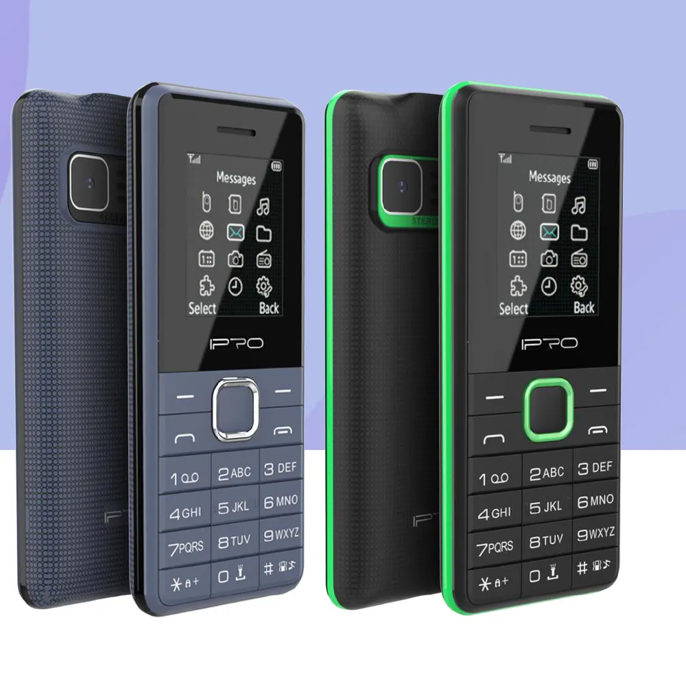 Low price 1.77 inch dual SIM card advanced feature phone one camera 2G keyboard feature phone