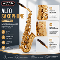 Wholesale/OEM/Factory Price Professional Performance of Alto Saxophone in Brass Flat E-key, Wind Instruments for Adult Beginners