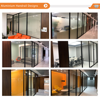 Perfiles de Aluminio para Construcción Arquitectónica, Marcos para Ventanas y Puertas de Patio, Divisores de Oficina de Vidrio, Fábrica China