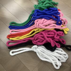 Corde de coton torsadé <span class=keywords><strong>macramé</strong></span> cordon pour suspension murale <span class=keywords><strong>plante</strong></span> cintres artisanat jouets pour animaux de compagnie - Product Image 4
