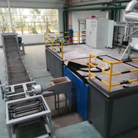 Machine de coulée continue automatique de barres en alliage de cuivre, four à induction horizontal, coulée de noyaux de roulements et de barres omnibus