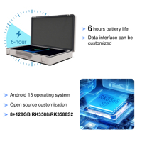 ELC Packgo Monitor Portátil Inteligente Interactivo de 27 Pulgadas con Pantalla Táctil Android 13, TV en Maleta para Ver Partidos de Fútbol