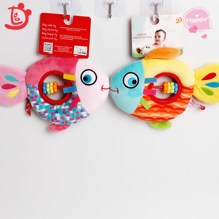 2021 милые животные для новорожденных, мобильные Мягкие плюшевые погремушки для зубов, набор игрушек в виде гольяна для детей