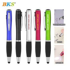 Tùy chỉnh thể thao khuyến mại bút <span class=keywords><strong>LED</strong></span> bút giá rẻ Nhựa ngọn đuốc ánh sáng bóng bút với 1.0mm văn bản Chiều rộng cá nhân Logo tên - Product Image 3