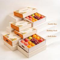 Boîte à fruits en deux parties multi-tailles avec plateau compartimenté pour l'expédition de produits frais, vente en gros en vrac – Direct Usine