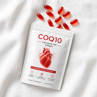 Acentiallabs 200mg Coenzyme Q10 (Ubiquinone) Capsules molles 120 unités Complément alimentaire Soutien antioxydant pour la santé cardiaque