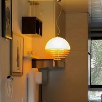 Ampoules LED personnalisées E27/E26, luminaire suspendu rond, lustre coucher de soleil pour chevet, salon, restaurant