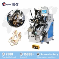 Machine de montage de bout automatique à 9 pinces, à commande numérique, pour chaussures à bout carré, destinée aux usines de chaussures