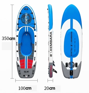 LUYA Kayak <span class=keywords><strong>da</strong></span> <span class=keywords><strong>pesca</strong></span> con Air Deck Set per 1 ~ 2 persone addensato Canoe Rafting Boat pieghevole all'aperto <span class=keywords><strong>barca</strong></span> oceanica <span class=keywords><strong>regalo</strong></span> di compleanno - Product Image 2