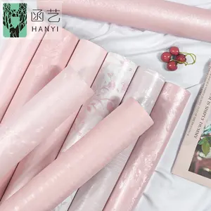 Grosir Sederhana Gaya Kamar Anak Perempuan Pvc Wallpaper Dalam Warna Pink Anak-anak Kamar Tidur