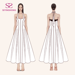 Personalizza il tuo marchio marchio privato di lusso elegante stile abito da sera donna <span class=keywords><strong>vestiti</strong></span> Slip festa di compleanno produttori di abiti - Product Image 1