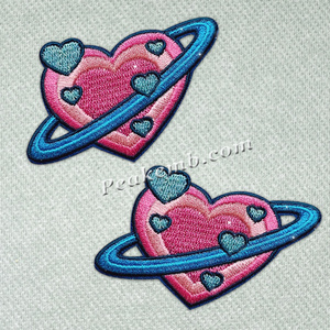 2025 nóng bán thân thiện với môi trường ventralex máy thêu vá trái tim lớn Chenille các bản vá lỗi cho áo t Áo sơ mi độc quyền - Product Image 2