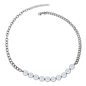 Collier pendentif unique en perles phosphorescentes avec chaîne <span class=keywords><strong>de</strong></span> clavicule en perles fluorescentes en acier inoxydable pour hommes et femmes - Product Image 6