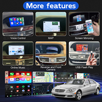 Kit d'interface de module décodeur sans fil Apple CarPlay et Android Auto pour Mercedes Benz NTG3.0/NTG3.5, mise à niveau pour Classe S W221