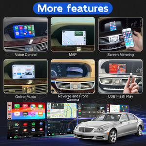 Kit di Aggiornamento per <span class=keywords><strong>Mercedes</strong></span> <span class=keywords><strong>Benz</strong></span> <span class=keywords><strong>Classe</strong></span> S W221 con Modulo Decoder per Apple CarPlay Wireless e Android Auto, Compatibile con NTG3.0/NTG3.5 - Product Image 3