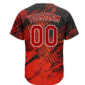 เสื้อเบสบอลทีมที่ทนทาน ให้การเคลื่อนไหวที่ยืดหยุ่นและระบายอากาศได้ดี - Product Image 3