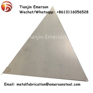 أجزاء مخصصة من الفولاذ المقاوم للصدأ ومعالجة القطع بالليزر على شكل لوحة لحام - Product Image 3