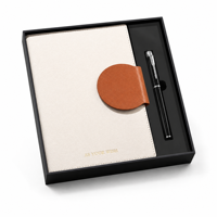 Coffret Cadeau Personnalisé 2027 Nouveau Carnet A5 pour Réunions Professionnelles avec Logo pour Entreprises et Cadeaux Haut de Gamme
