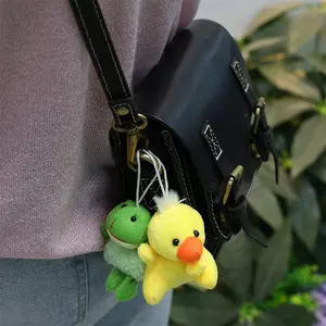 Cute Small Animals Plush Keychain Decoration For Themed Parties Mini Plush Animal Toy Set