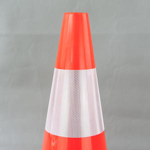 Topsafe 450mm yansıtıcı yol güvenliği PVC yansıtıcı 18 inç trafik konisi - Product Image 4