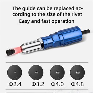 <strong>Rivet</strong> <strong>Nut</strong> Gun Cordless Riveting <strong>Tool</strong> <strong>Insert</strong> <strong>Nut</strong> Adaptor Drill Adapter - Product Image 4
