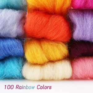 100% Merino <strong>Wool</strong> Roving for DIY <strong>Craft</strong> Materials <strong>Wool</strong> Felt Wholesale Various Color 100% Woolen Yarn Handmade Fibre - Product Image 4