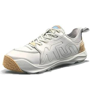 Sepatu Kasual Pria Kulit dengan Bagian Atas Jaring, Logo Kustom, Sol Tebal, Bernapas, Tahan Air, untuk Lari, Jalan, dan Aktivitas Luar Ruangan - Product Image 2