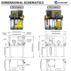 משאבת שימון שמן אוטומטית מכונת CNC 24V משאבת שימון שמן חשמלית למערכת שימון בעלת תזוזה חיובית - Product Image 3