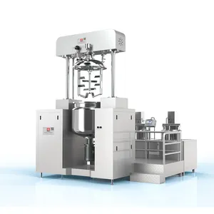 Factory Price bottom homogeneous vacuum emulsifying machine cosmetic lotion emulsifying CREAM making machine