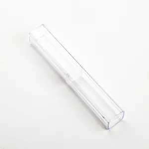 Plastic Pencil Case Gift Box Crystal Pen Case Rectangular Transparent Plasticギフトペンボックス